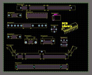 AMP Connectors Footprint Pack