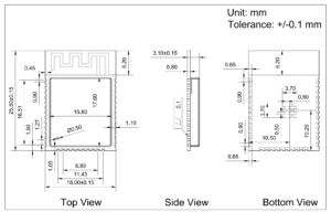 ESP32­-WROOM-­32E STEP