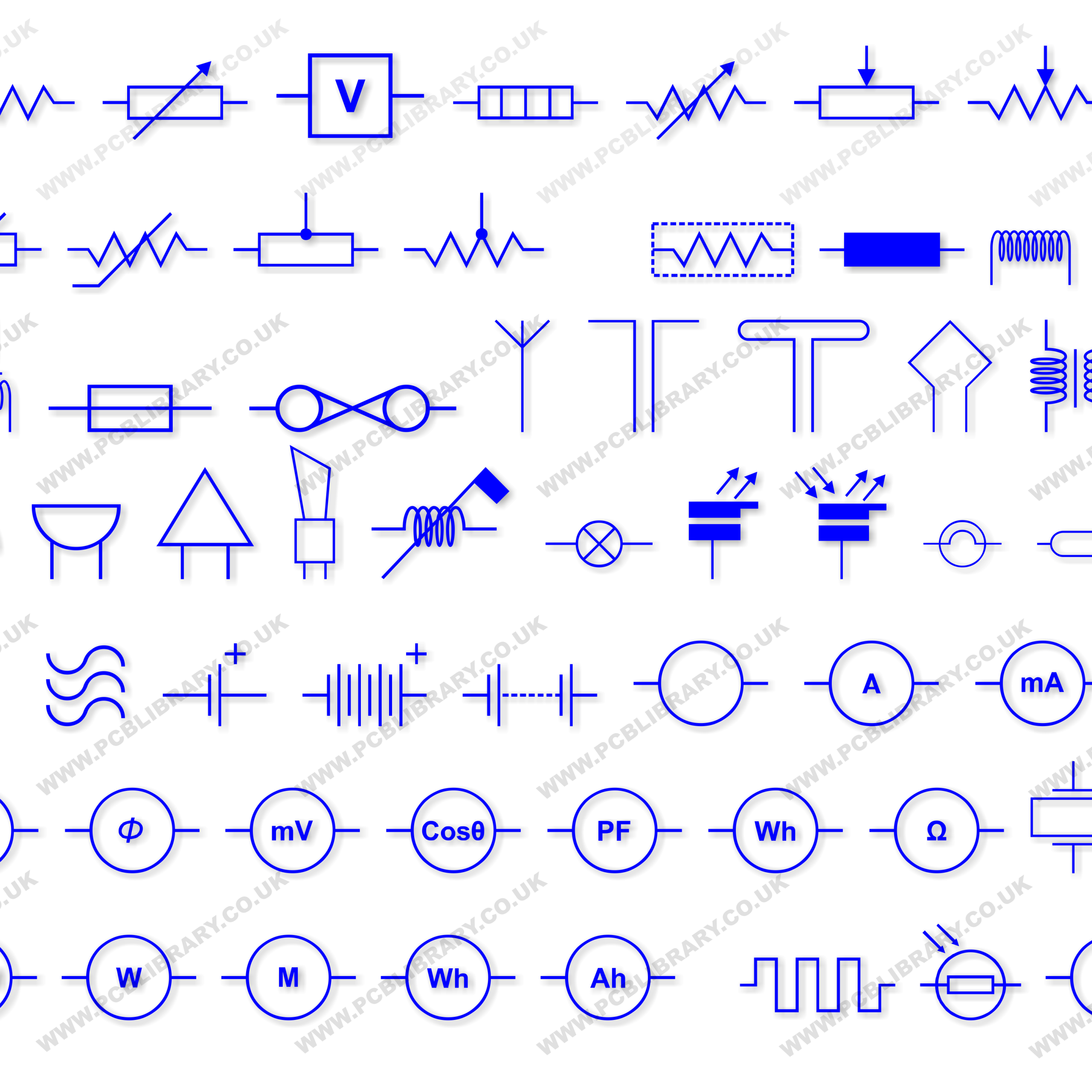 ElectricalSymbols2-Regular.ttf – True Type Font featuring high-quality electrical symbols for technical diagrams and schematics.