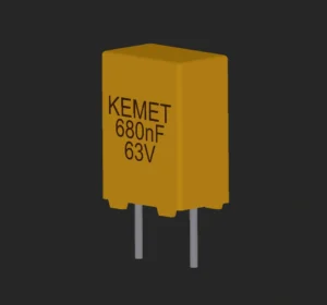 KEMET R82 Capacitor STEP File Collection